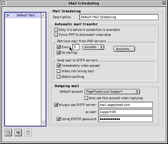 PowerMail 3 Mac Mail Scheduling